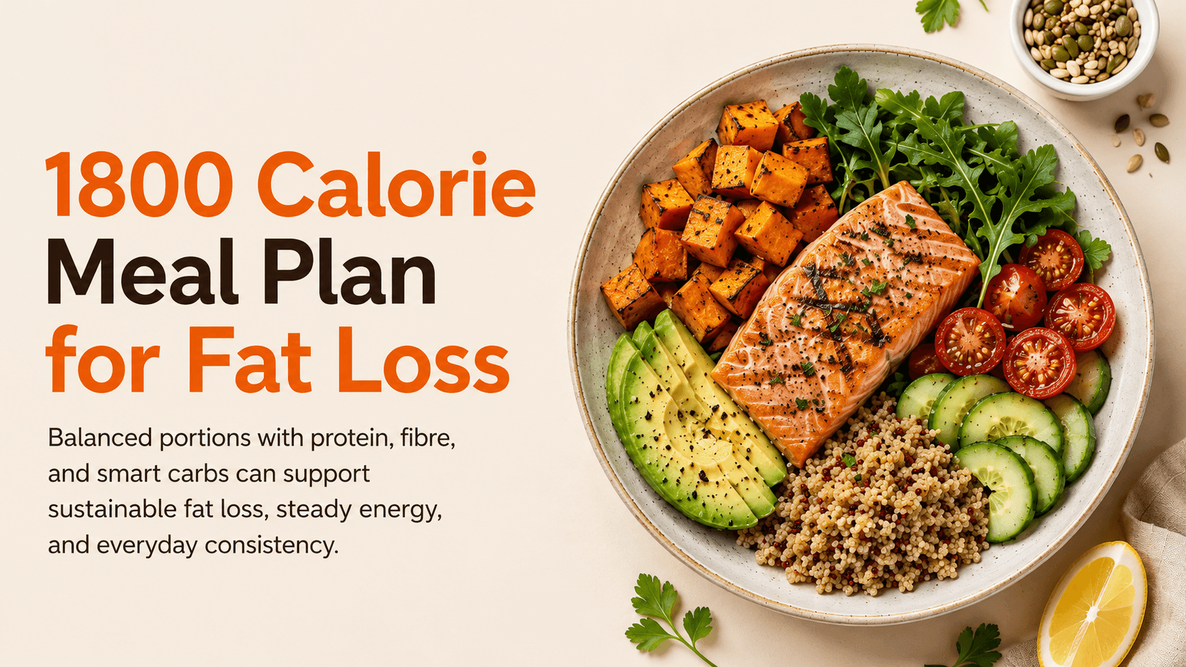 1800 Calorie Meal Plan for Fat Loss: Why the Number Isn't the Whole Story