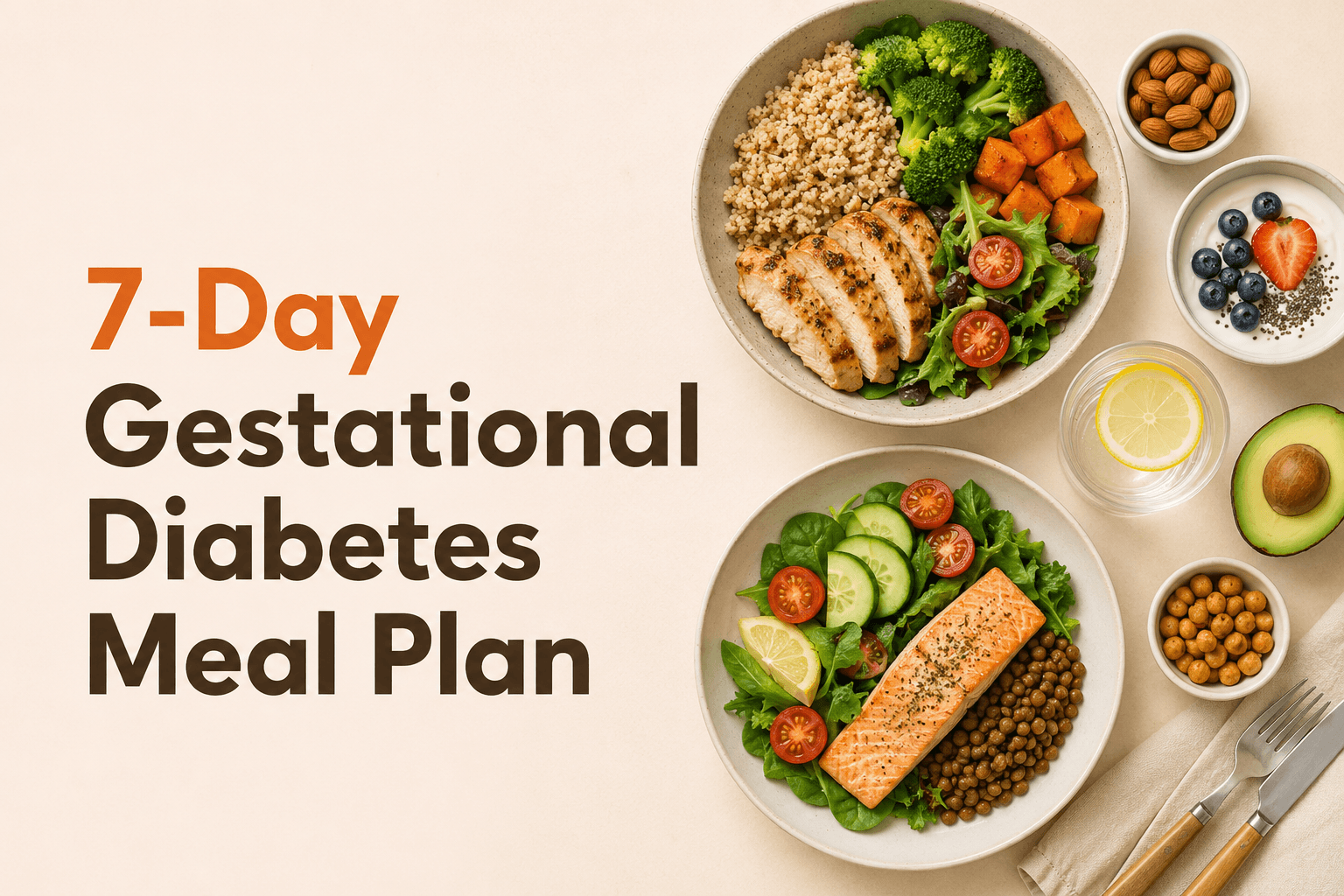 7-Day Gestational Diabetes Meal Plan: The Structure That Actually Stabilises Blood Sugar