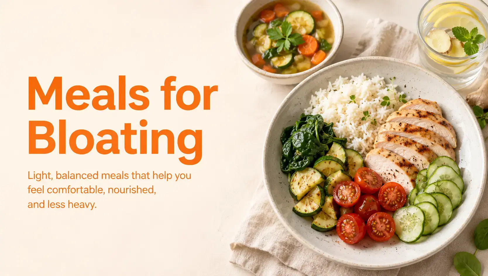 Meals for Bloating and Acid Reflux